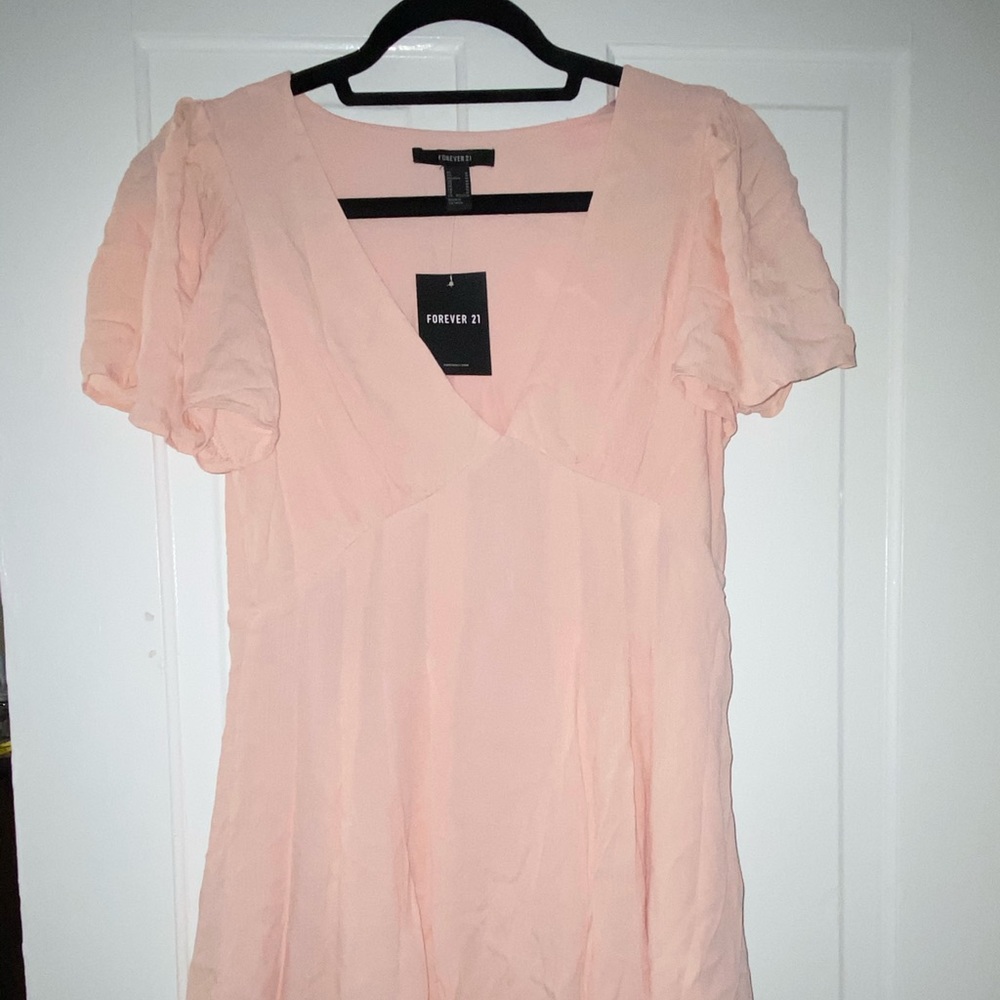 bell sleeve fit and flare dress